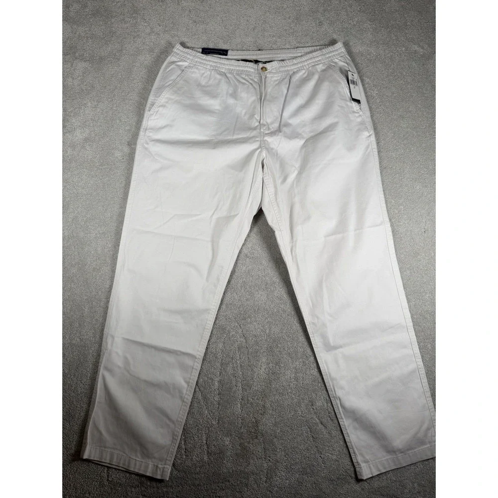 NWT Polo Ralph Lauren Elastic Waistband Pants Stretch Classic Fit Men's Lg. Tall